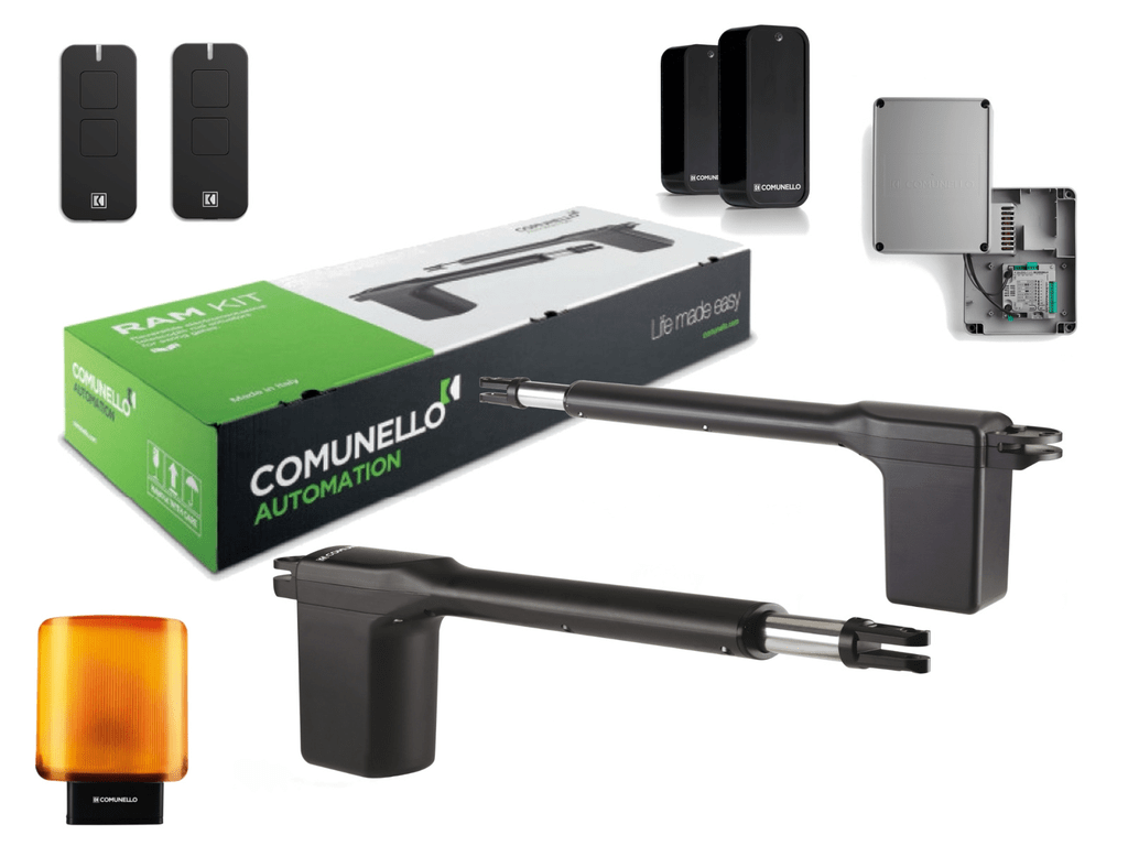 comunello zestaw do bram skrzydlowych ram 500 24v light kit o maksymalnej wadze 500 kg